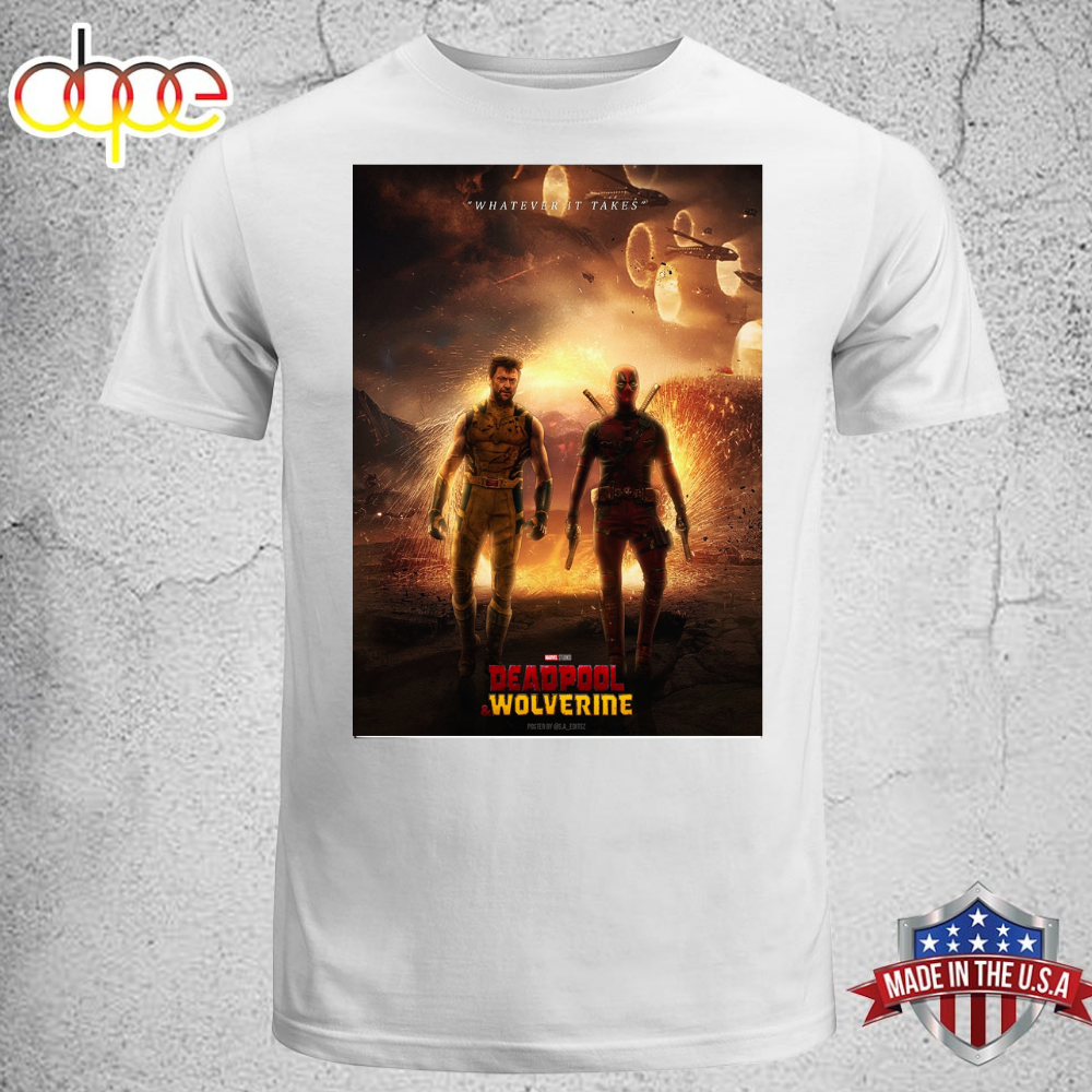 Deadpool 3 And Wolverine Movie 2024 Unisex T Shirt Tee