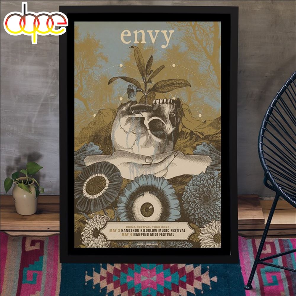 Envy May 3 Hangzhou Kiloglow Music Festival 2024 Poster Canvas