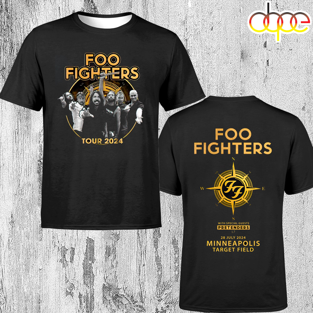 Foo Fighters Everything Or Nothing 2024 North American Tour Unisex T Shirt
