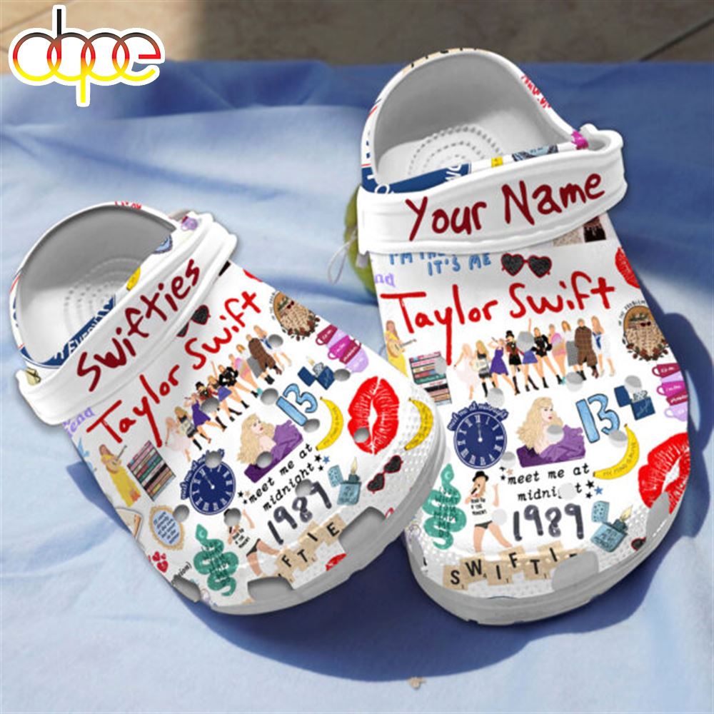 Fuzzy And Lightweight Taylor Swift Music Clogs Shoes Cute Gift For Swiftie