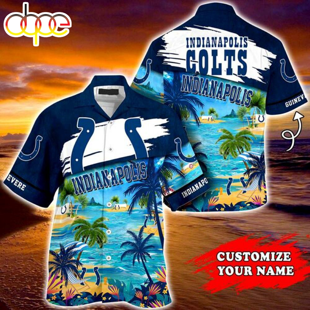 Indianapolis Colts NFL Personalized Hawaiian Shirt Tshirt