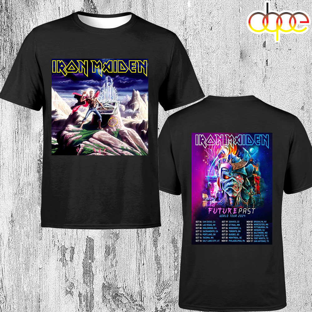 Iron Maiden World Tour Music 2024 Unisex T Shirt