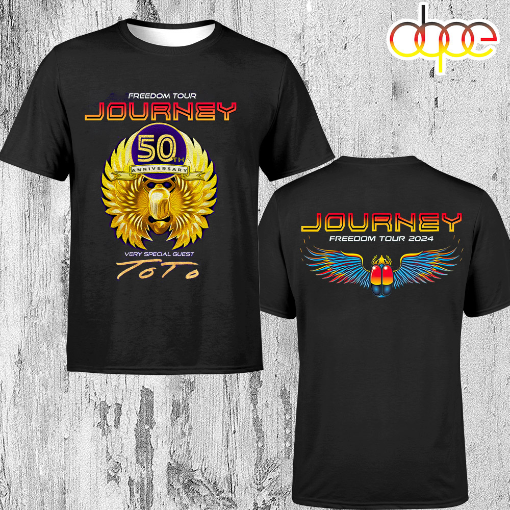 Journey Freedom Tour 2024 Music Unisex T Shirt