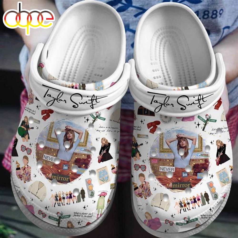 Lightweight And Fashionable With Taylor Swift Prints Clogs