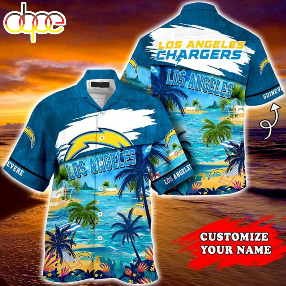 Los Angeles Chargers NFL Personalized Hawaiian Shirt Tshirt