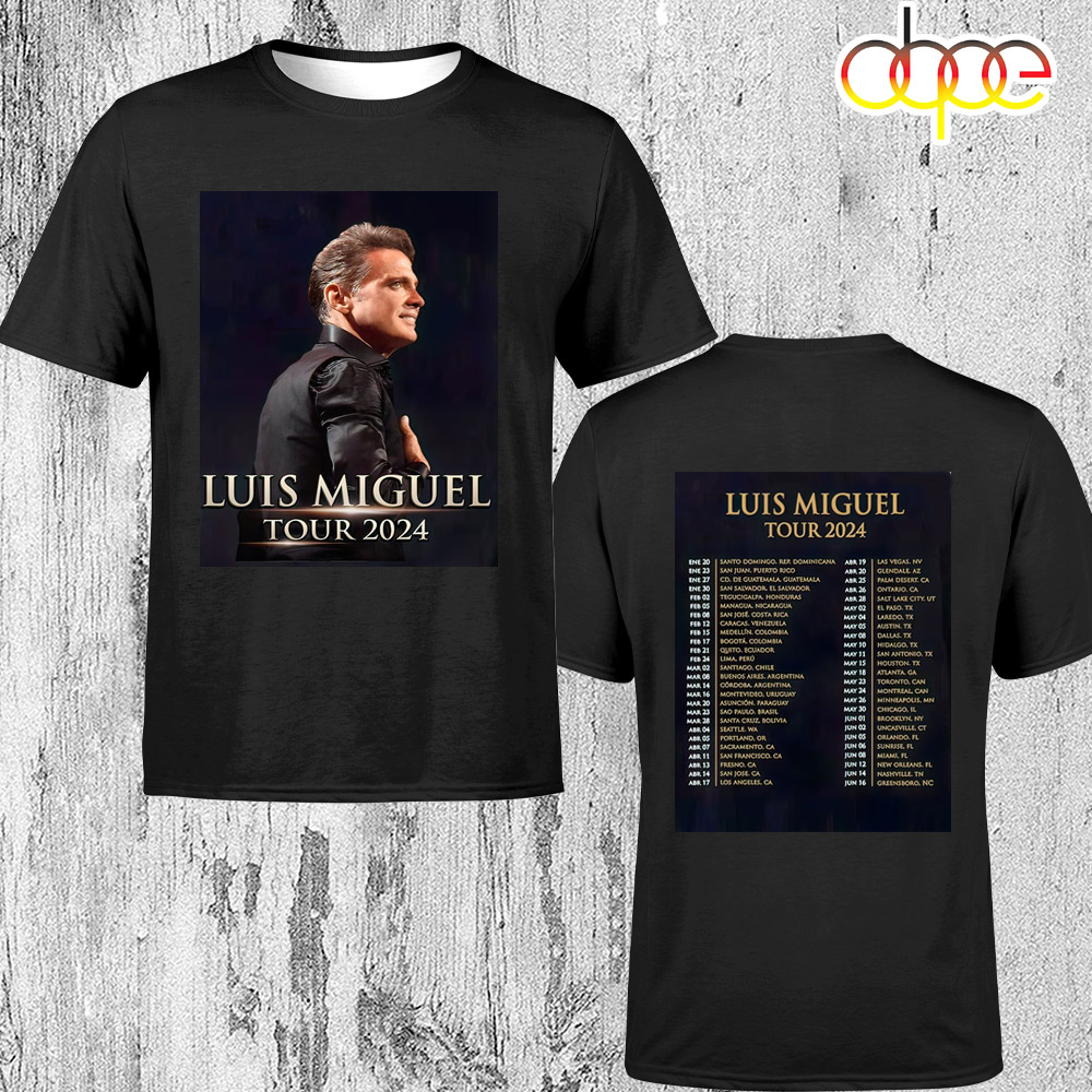 Luis Miguel Tour 2024 Concert Unisex T Shirt