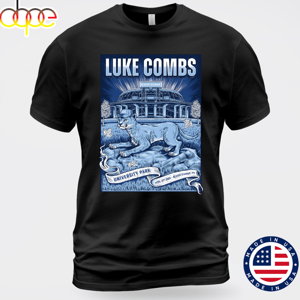 Luke Combs On April 27 2024 At Beaver Stadium In University Park PA T Shirt