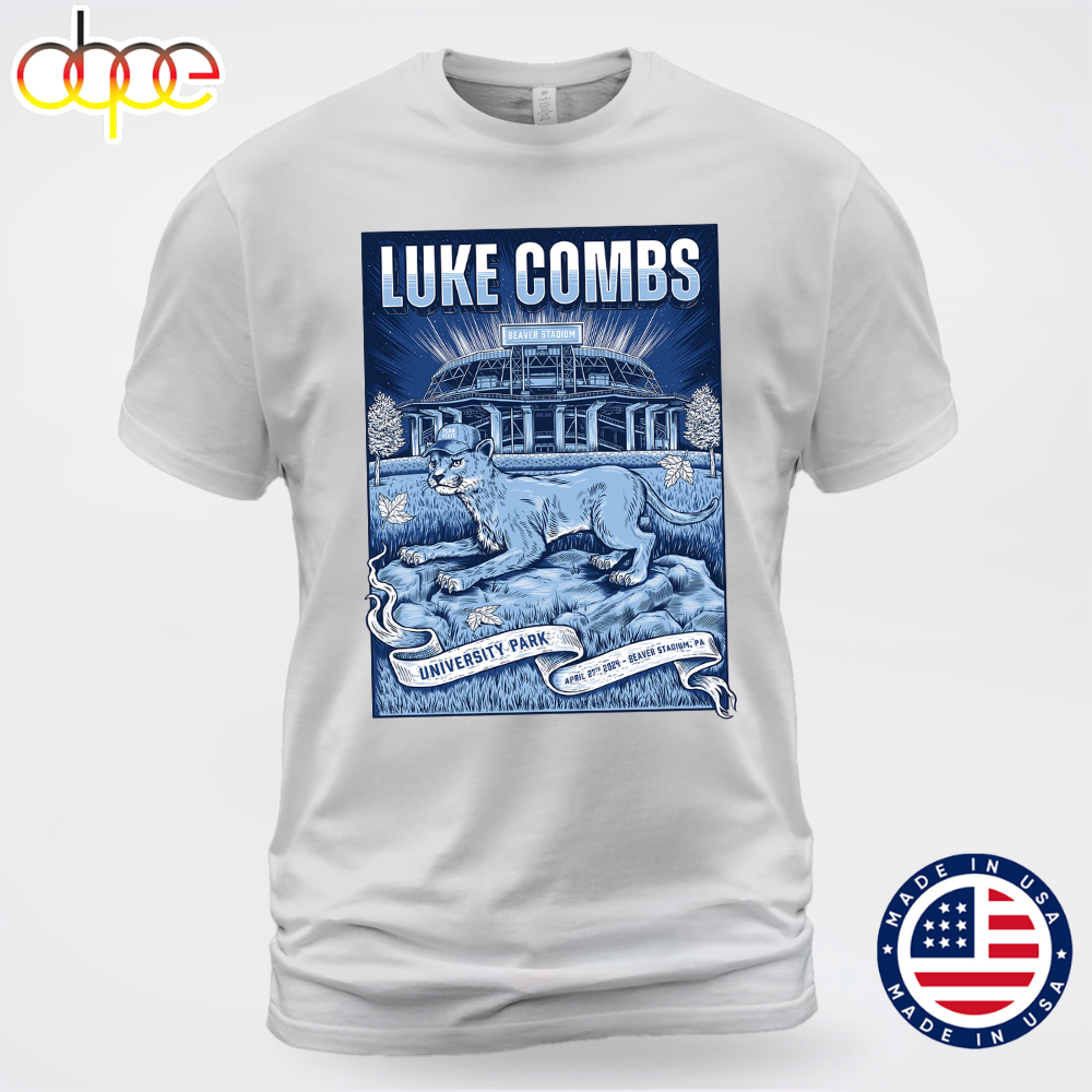 Luke Combs On April 27 2024 At Beaver Stadium In University Park PA Unisex T Shirt