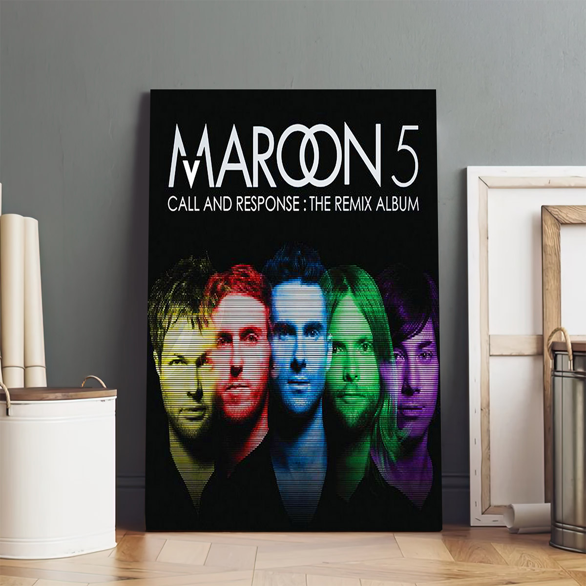 Maroon 5 Call And Response The Remix Album Poster Canvas