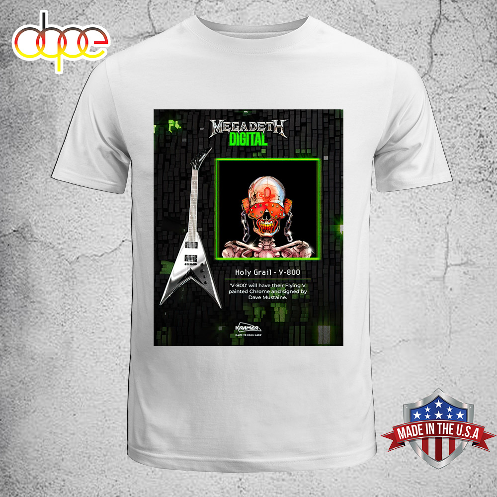 Megadeth Digital Holy Grail V 800 Unisex T Shirt