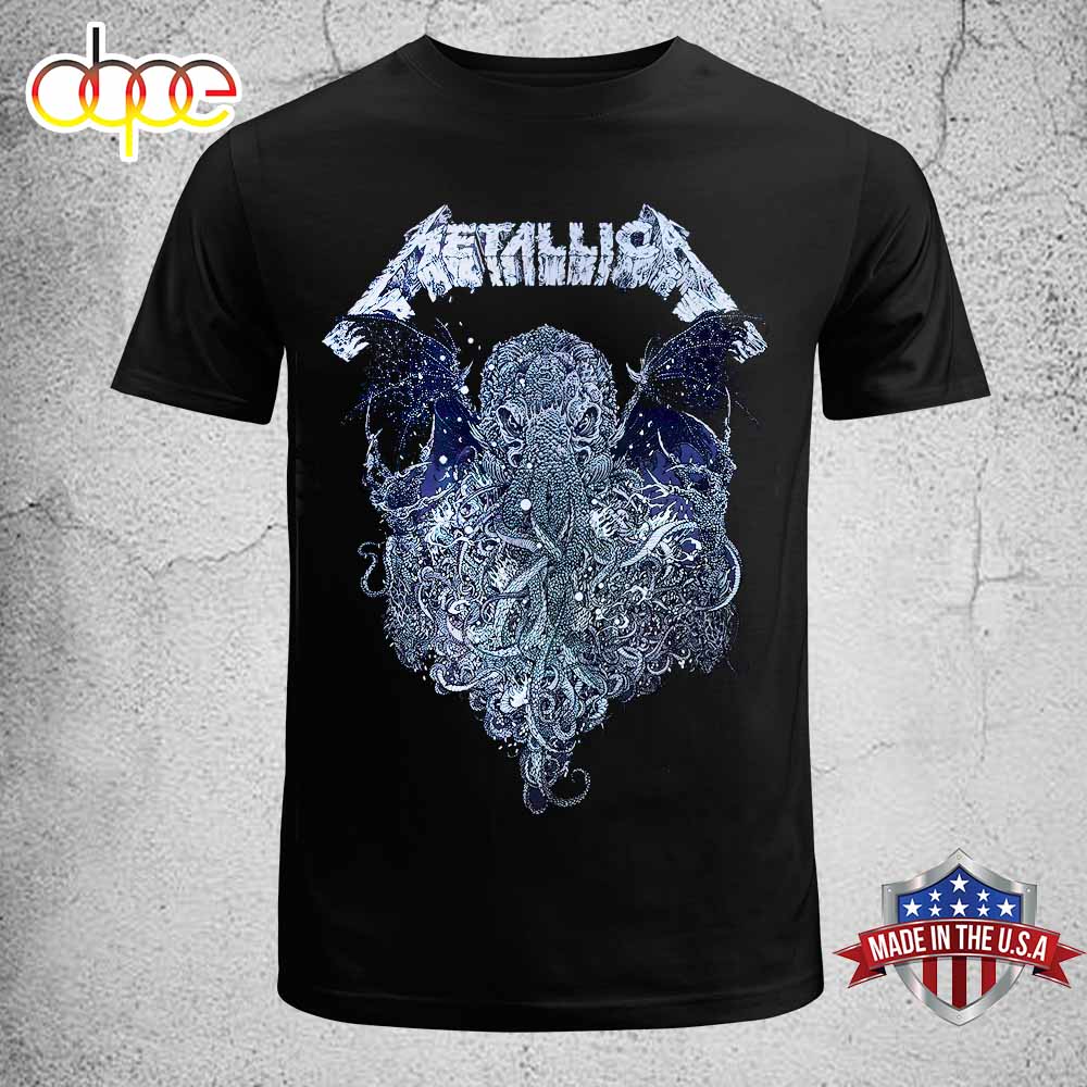 Metallica World Tour 2024 Octopus Unisex T Shirt 1
