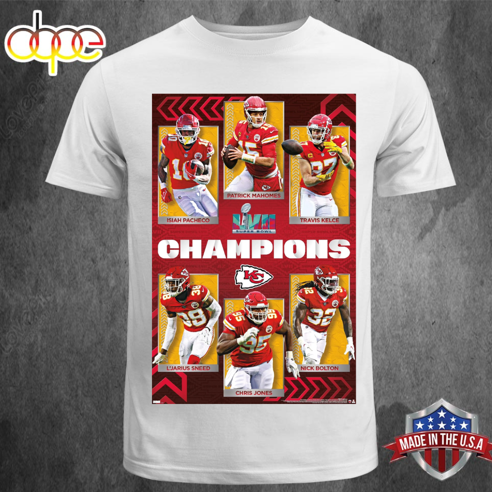 NFL Kansas City Chiefs Super Bowl LVII Champions T Shirt