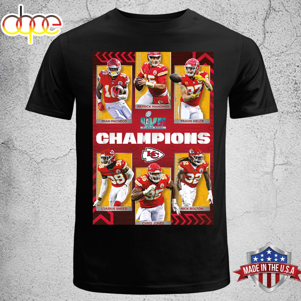 NFL Kansas City Chiefs Super Bowl LVII Champions Unisex T Shirt