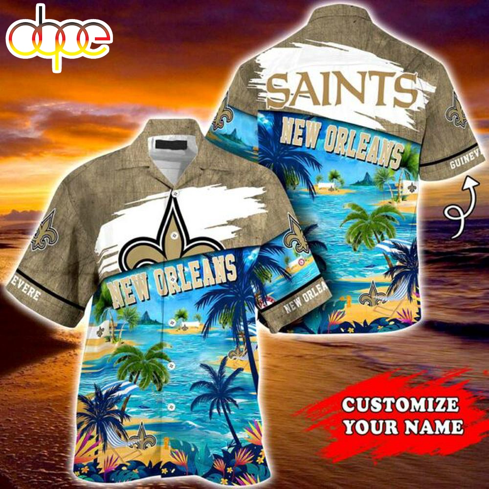 New Orleans Saints NFL Personalized Hawaiian Shirt Tshirt