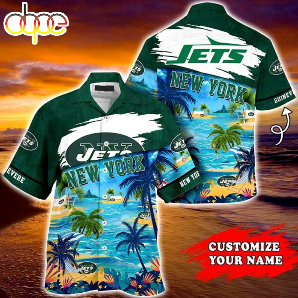 New York Jets NFL Personalized Hawaiian Shirt Tee