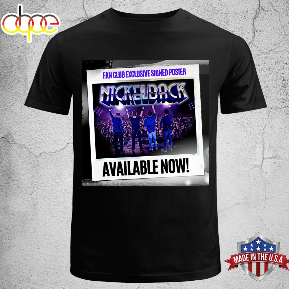 Nickelback Tour 2024 New Dates Merch For Fan T Shirt