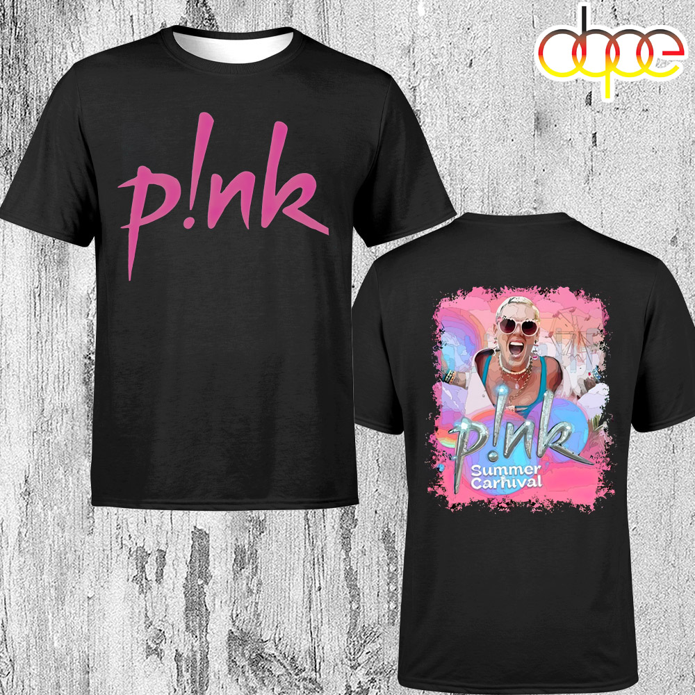 P!nk Pink Singer Summer Carnival 2024 Tour Unisex T Shirt