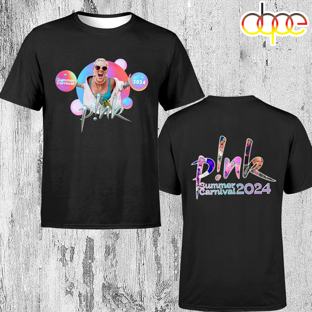 P!nk Pink Summer Carnival Tour 2024 Unisex T Shirt