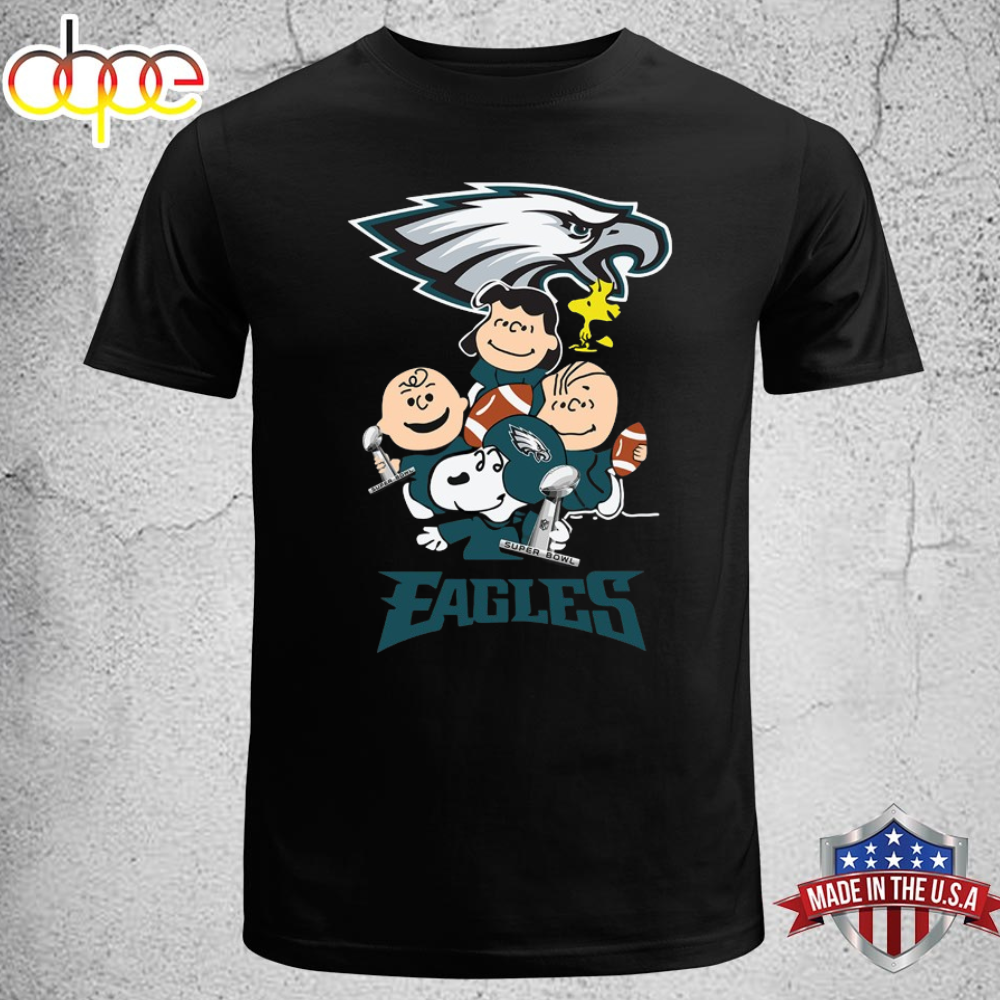 Peanuts Teams Philadelphia Eagles Unisex T Shirt