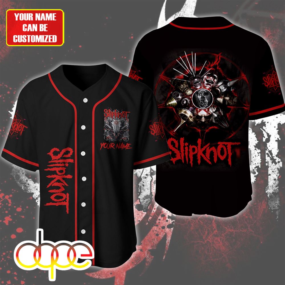 Personalized Name Slipknot Q2 Baseball Jersey Shirt