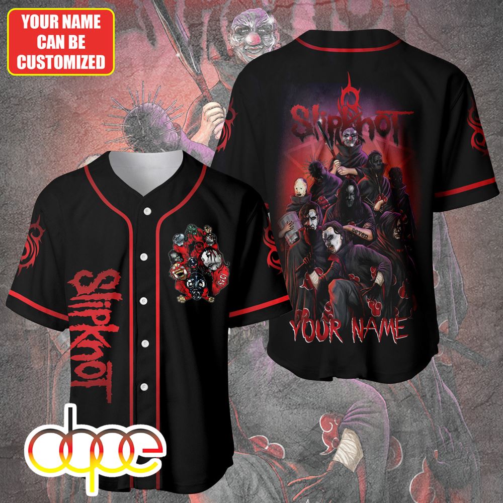 Personalized Name Slipknot Q4 Baseball Jersey Shirt
