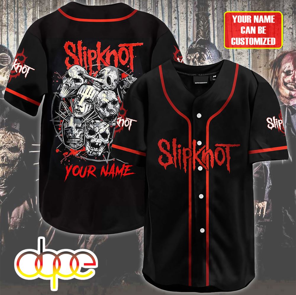 Personalized Name Slipknot S1 Baseball Jersey Shirt