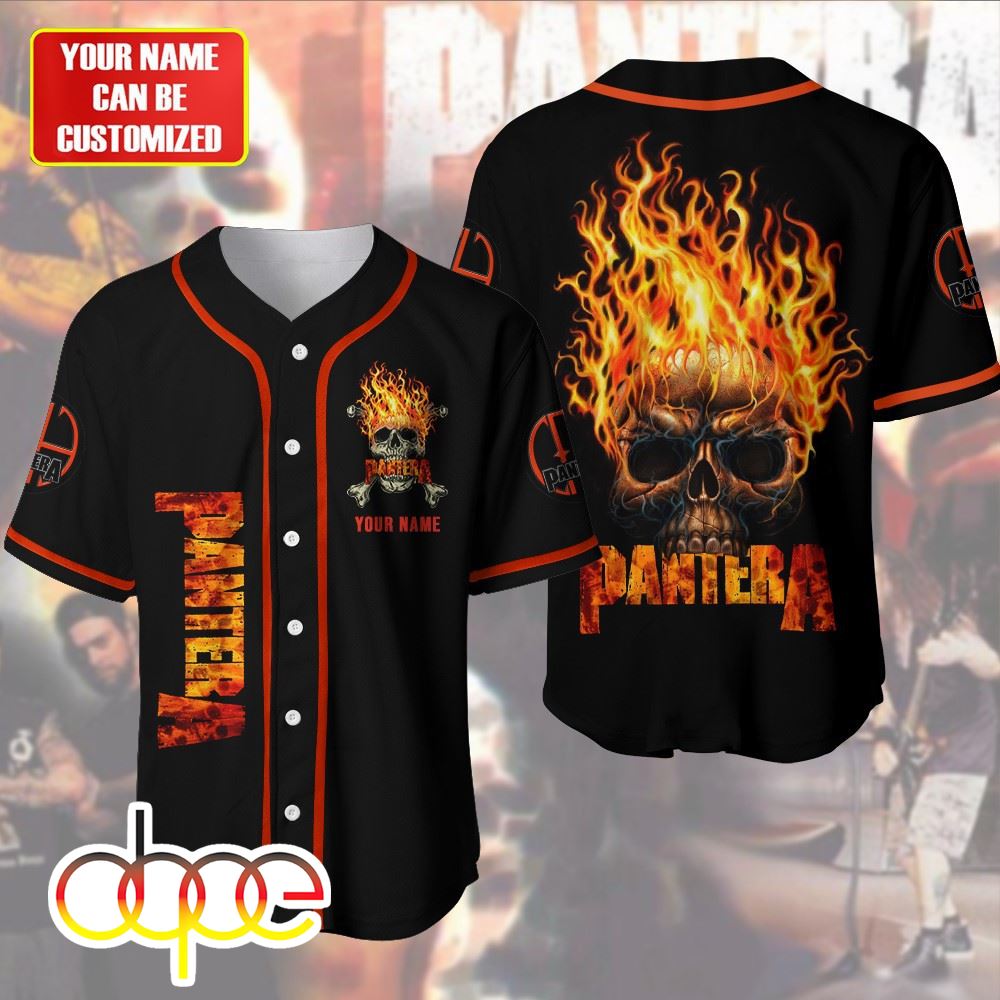Personalized Ptr Fire Slipknotull Baseball Jersey Shirt