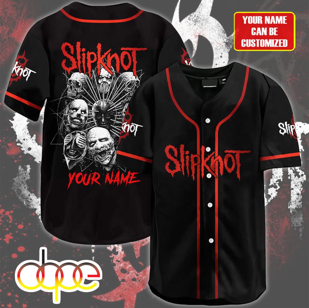 Personalized Slipknot Baseball Jersey ShirtBaseball Jersey Shirt