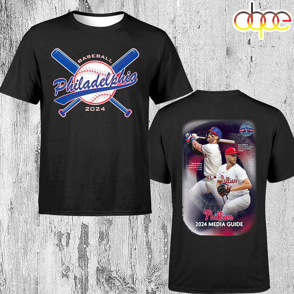 Philadelphia Phillies 2024 Media Guide MLB Unisex T Shirt