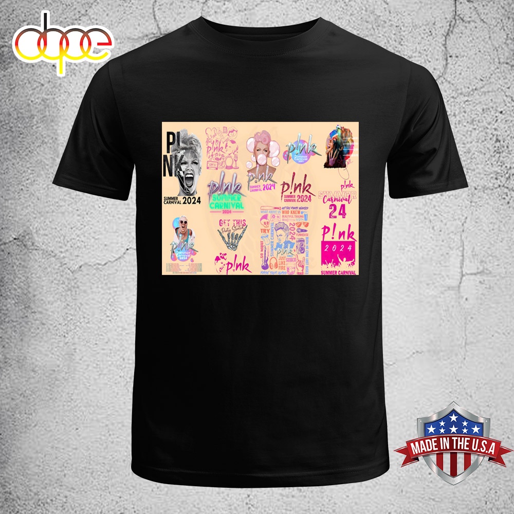 Pink Tour 2024 Music Unisex T Shirt