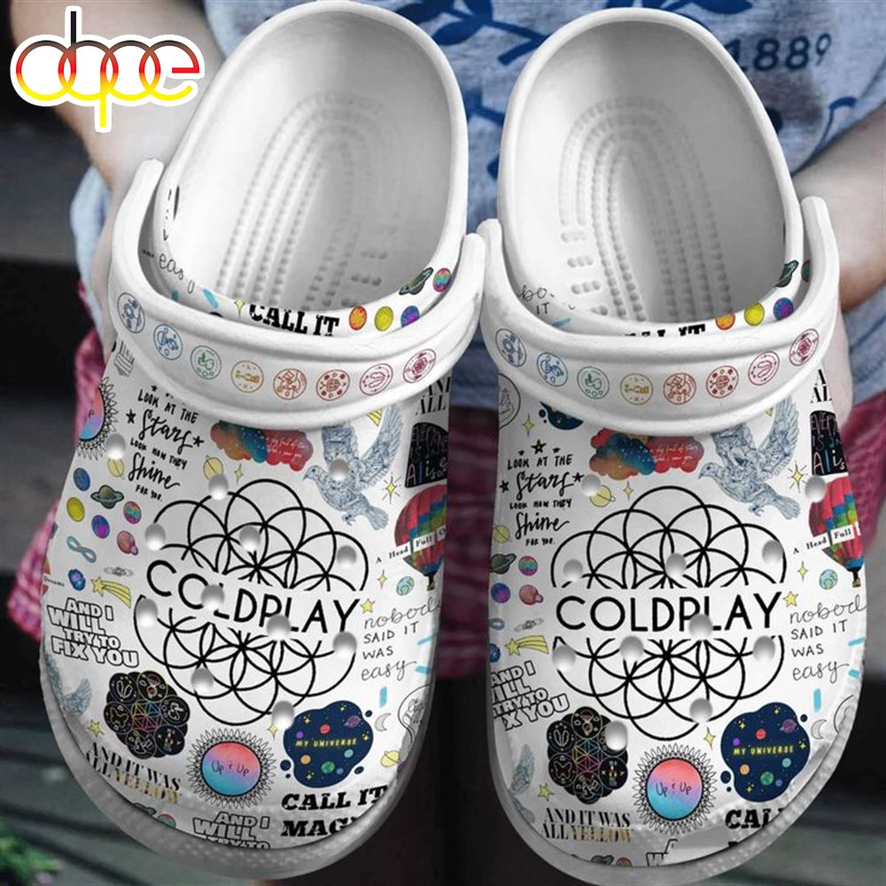 Premium Coldplay Music Clogs Shoes Comfortable For Men Women And Kids