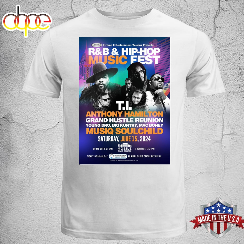 RB Hip Hop Music Fest Unisex T Shirt