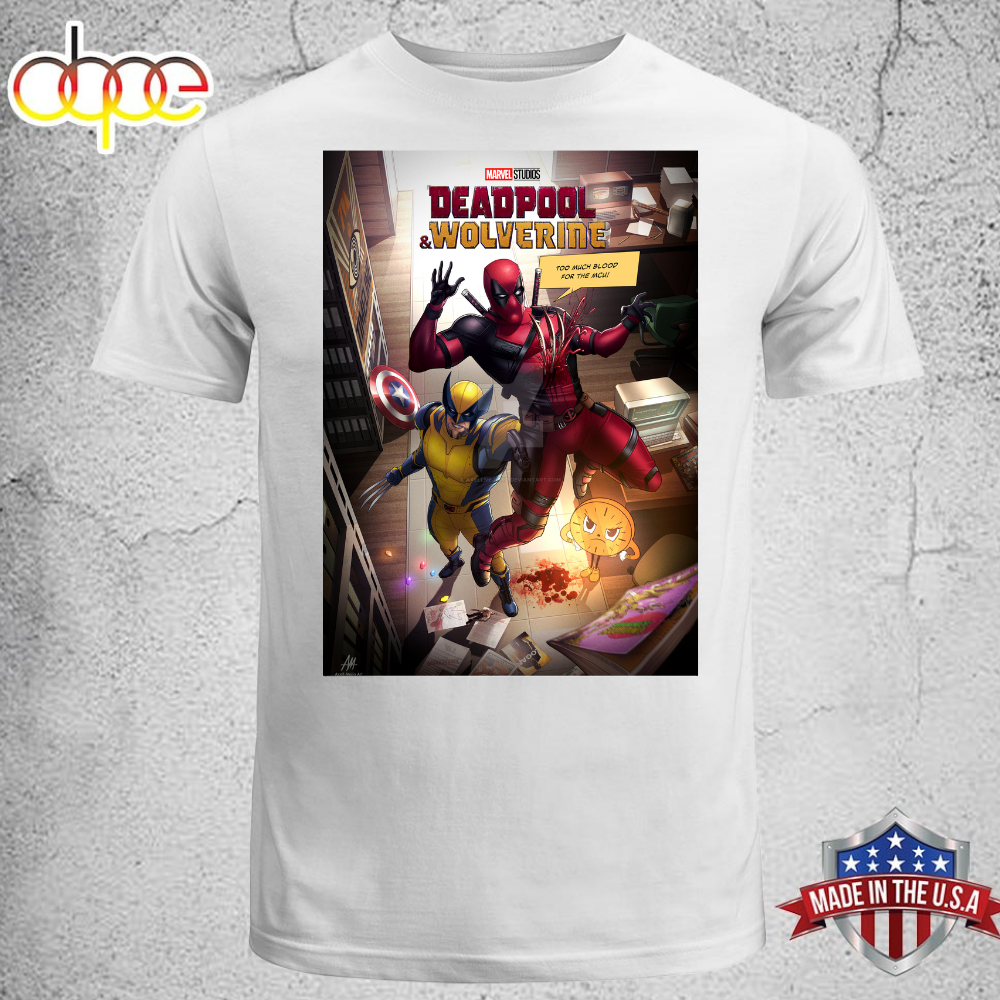 Retro Deadpool Wolverine 2024 Movie Shirt