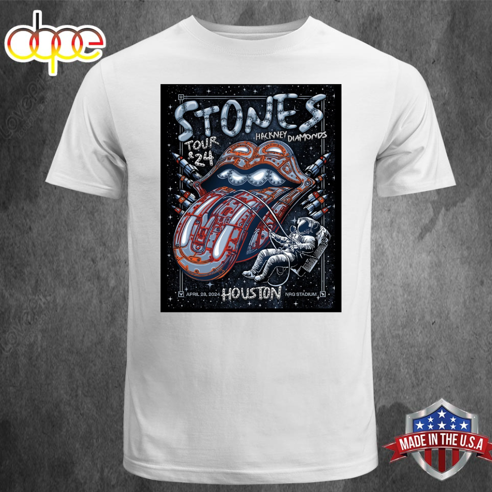 Rolling Stones 2024 Hackney Diamonds Tour Unisex T Shirt