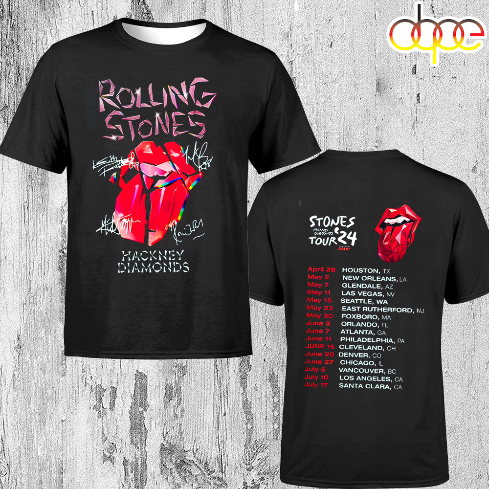 Rolling Stones 2024 Tour Tee Unisex T Shirt