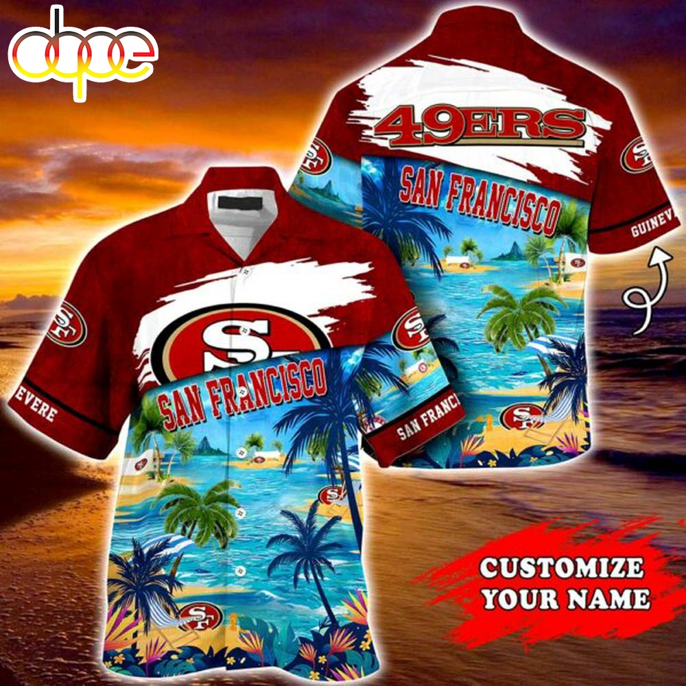 San Francisco 49ers NFL Personalized Hawaiian Shirt Tee