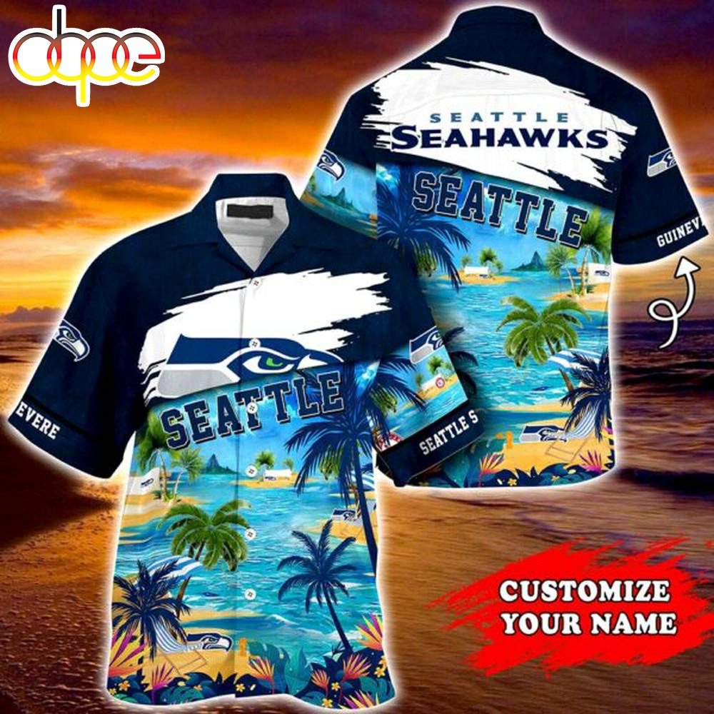 Seattle Seahawks NFL Personalized Hawaiian Shirt Tshirt