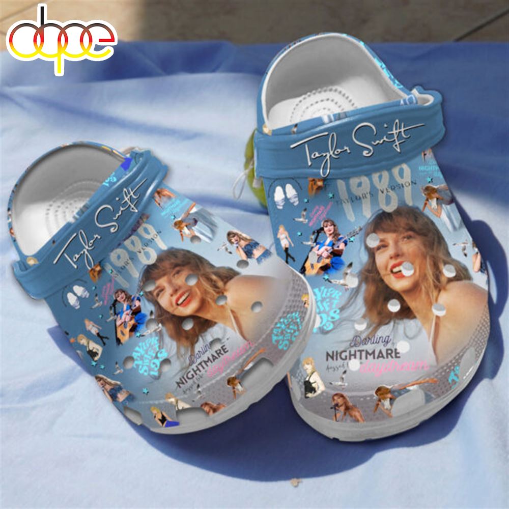 Singer Taylor Swift 1989 Clogs Shoes