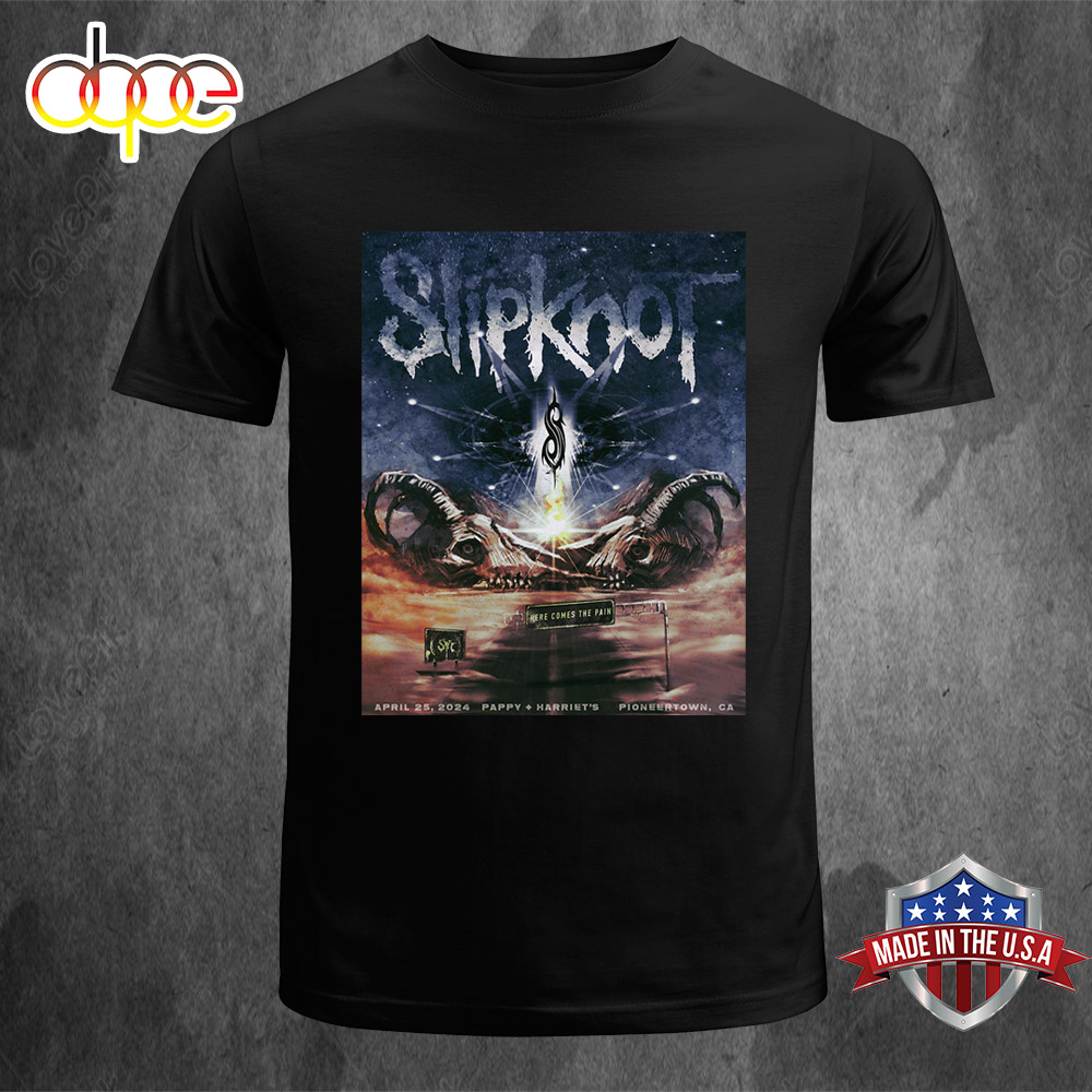 Slipknot Tour 2024 Goat Skull Classic Unisex T-shirt – Musicdope80s.com