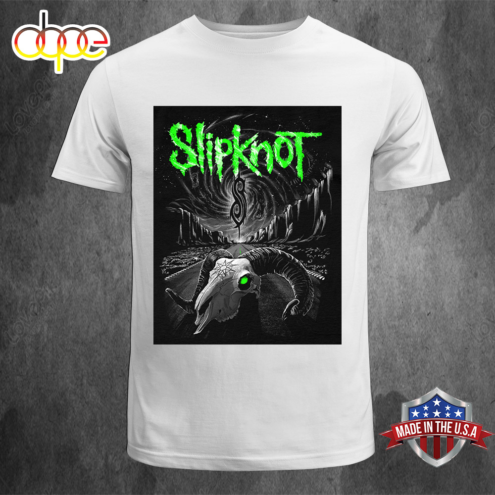 Slipknot Tour 2024 Goat Skull Unisex T-shirt – Musicdope80s.com