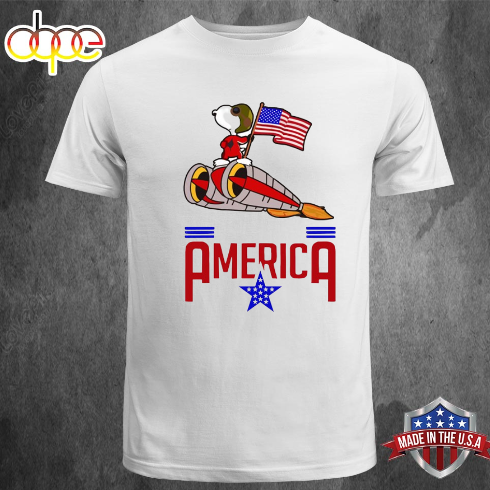 Snoopy America Happy 4th Of July 1776 Independence Day Shirt