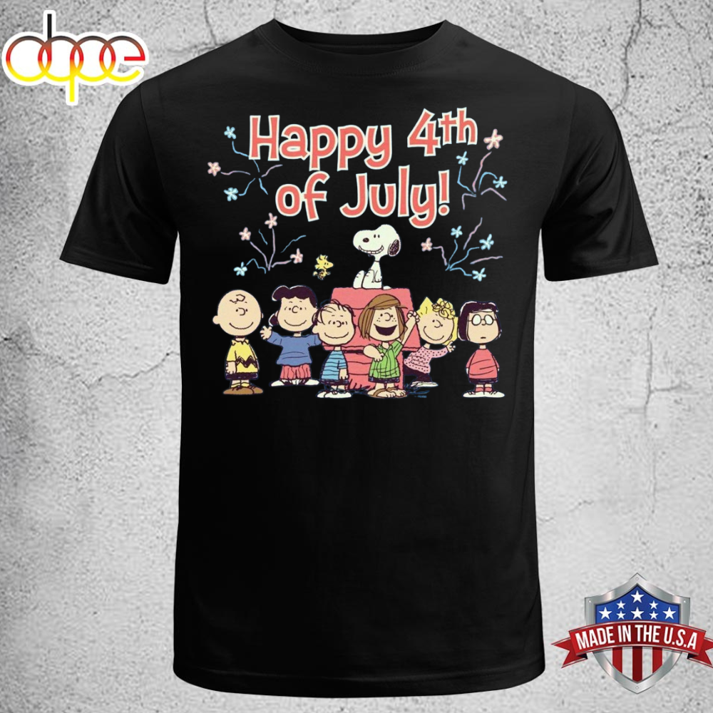 Snoopy Happy 4th Of July Unisex T Shirt