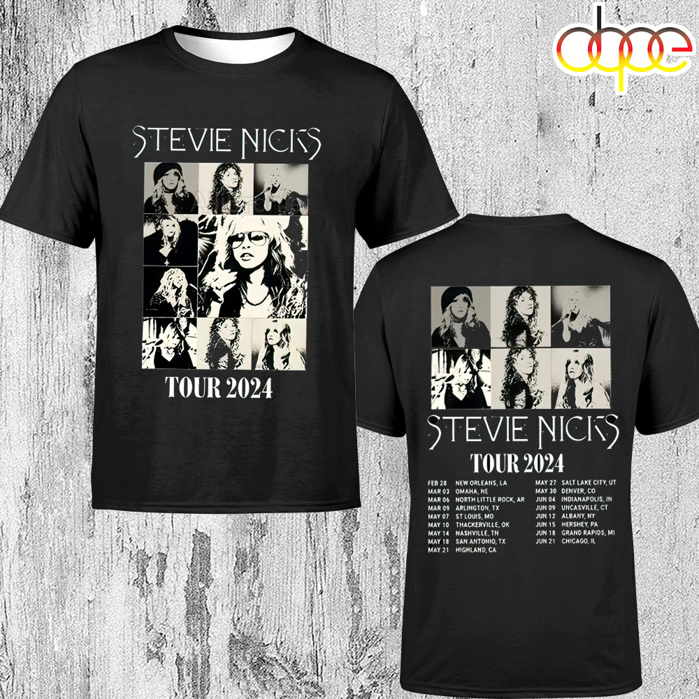 Stevie Nicks Tour 2024 Live In Concert Unisex T Shirt