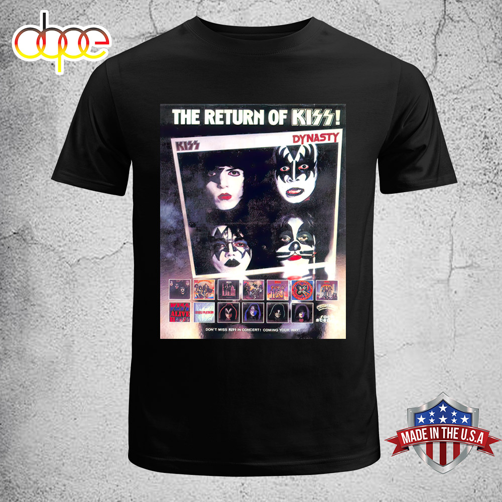 The Return Off KISS Tour 2024 Music Unisex T Shirt