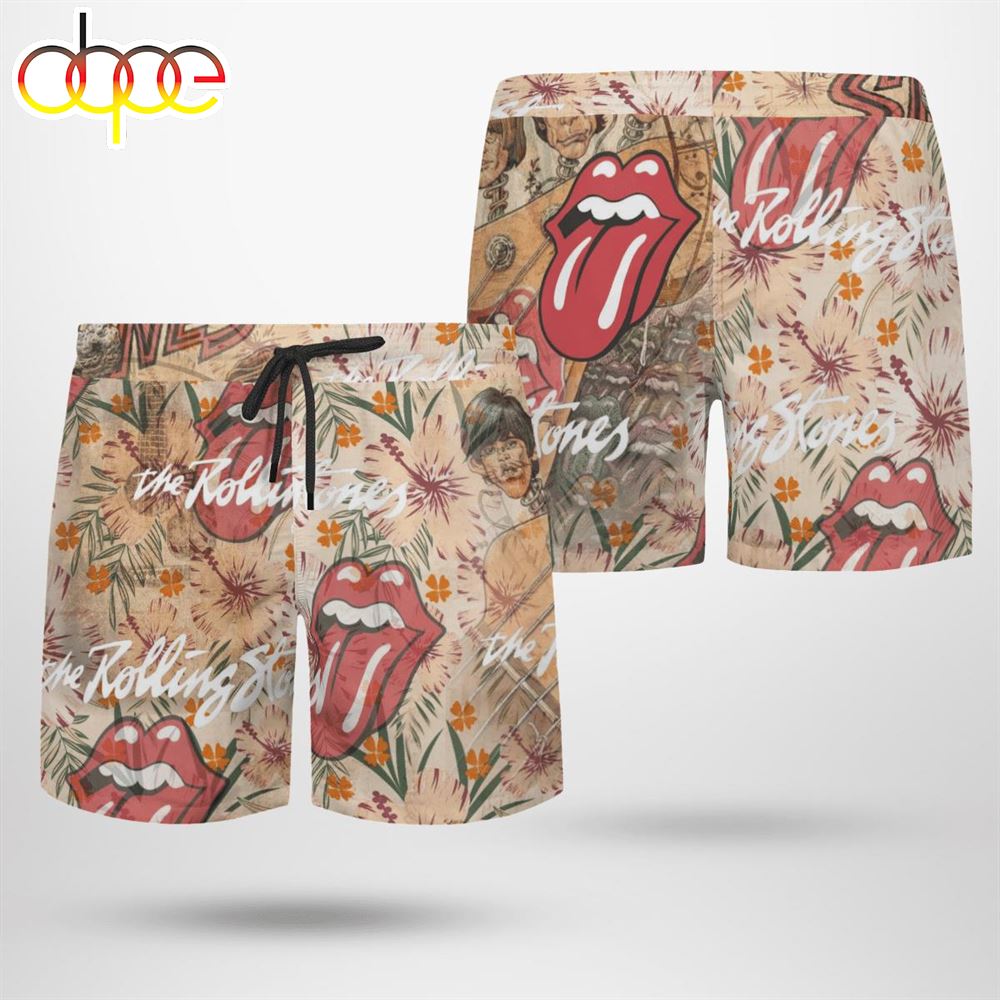 The Rolling Stones Band Beach Short