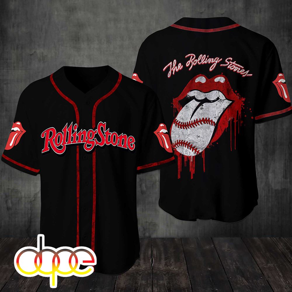 The Rolling Stones Baseball Jersey Shirt