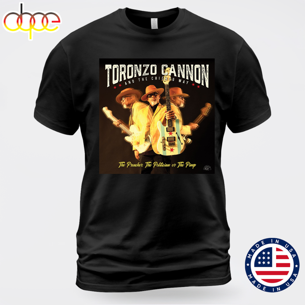 Toronzo Cannon Jimmys Jazz And Blues Club Portsmouth 16 July 2024 T Shirt