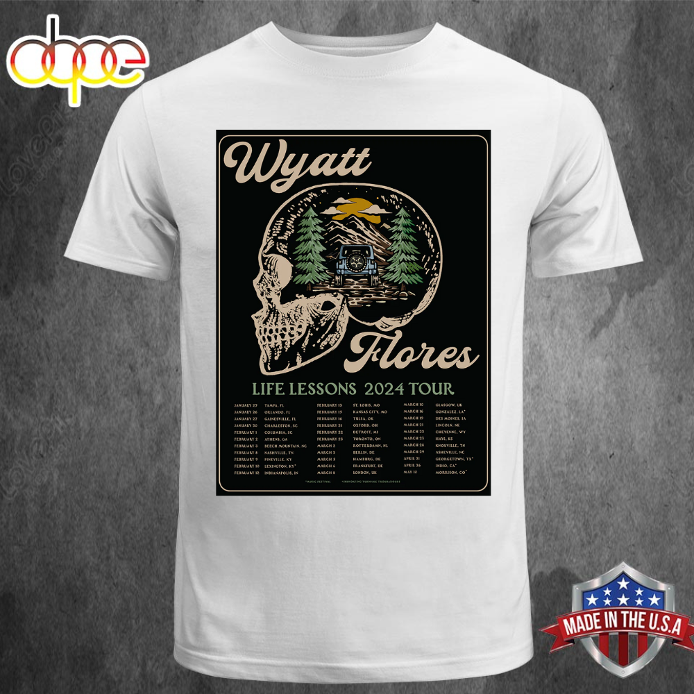 Wyatt Flores VIP Only Skull Forest LL Tour Poster Unisex T Shirt