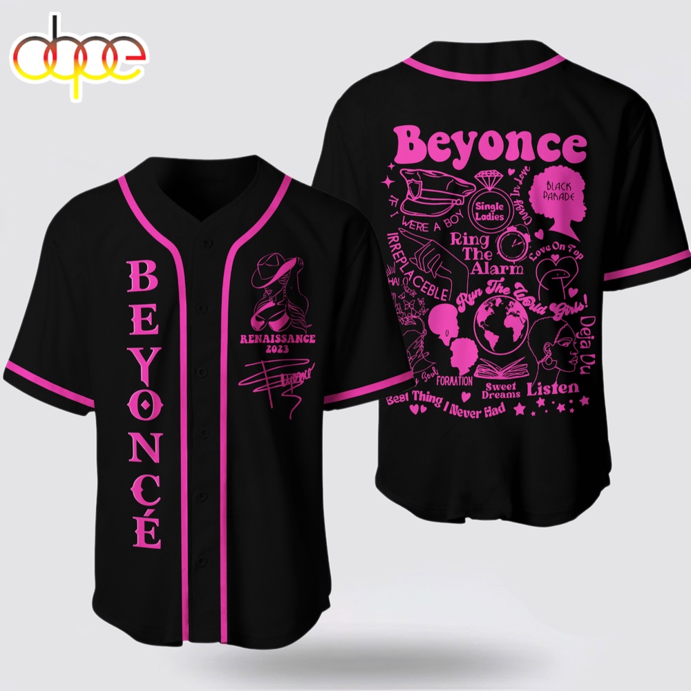 Beyonce 3D All Over Print Baseball Jersey Shirt