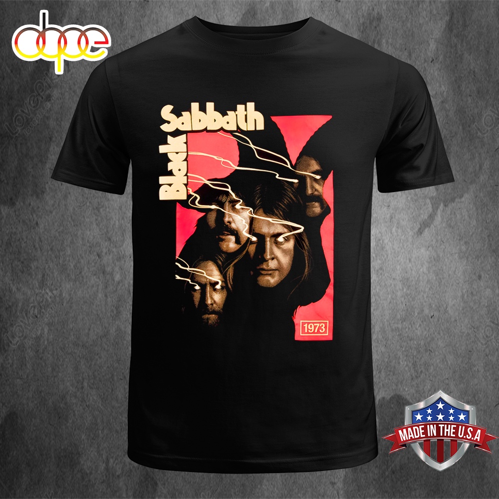 Black Sabbath 1973 Illustration Music Unisex T Shirt 3